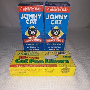 NWOT Jonny Cat and Van Ness Cat Litter Liners
